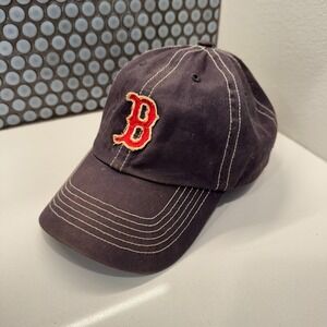 Boston Red Sox Hat‎ Cap Strap Back Adult One Size Fan Favorite Logo Spellout